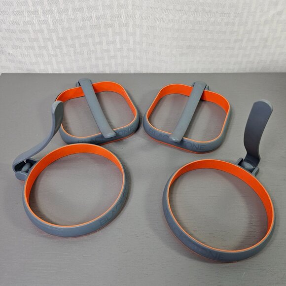 Blackstone Silicone Handles Pancake Mold Round and Square Shapes Egg Ring - Picture 3 of 3